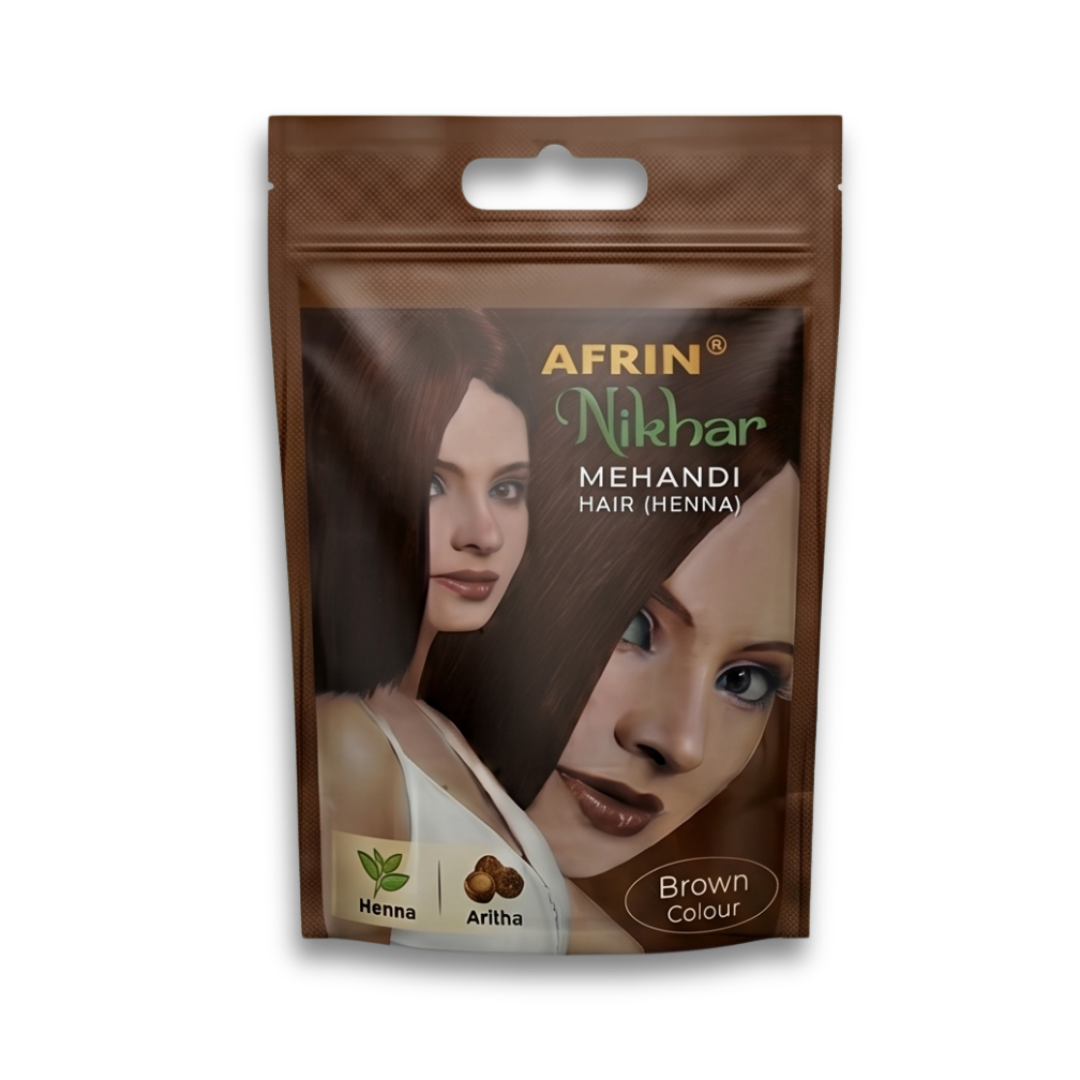 Afrin Nikhar Hair Mehendi