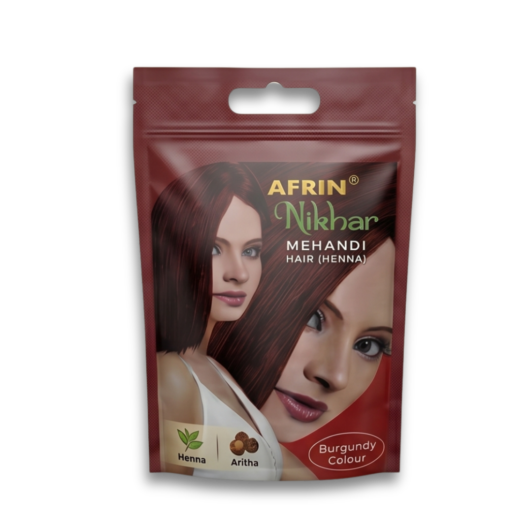 Afrin Nikhar Hair Mehendi