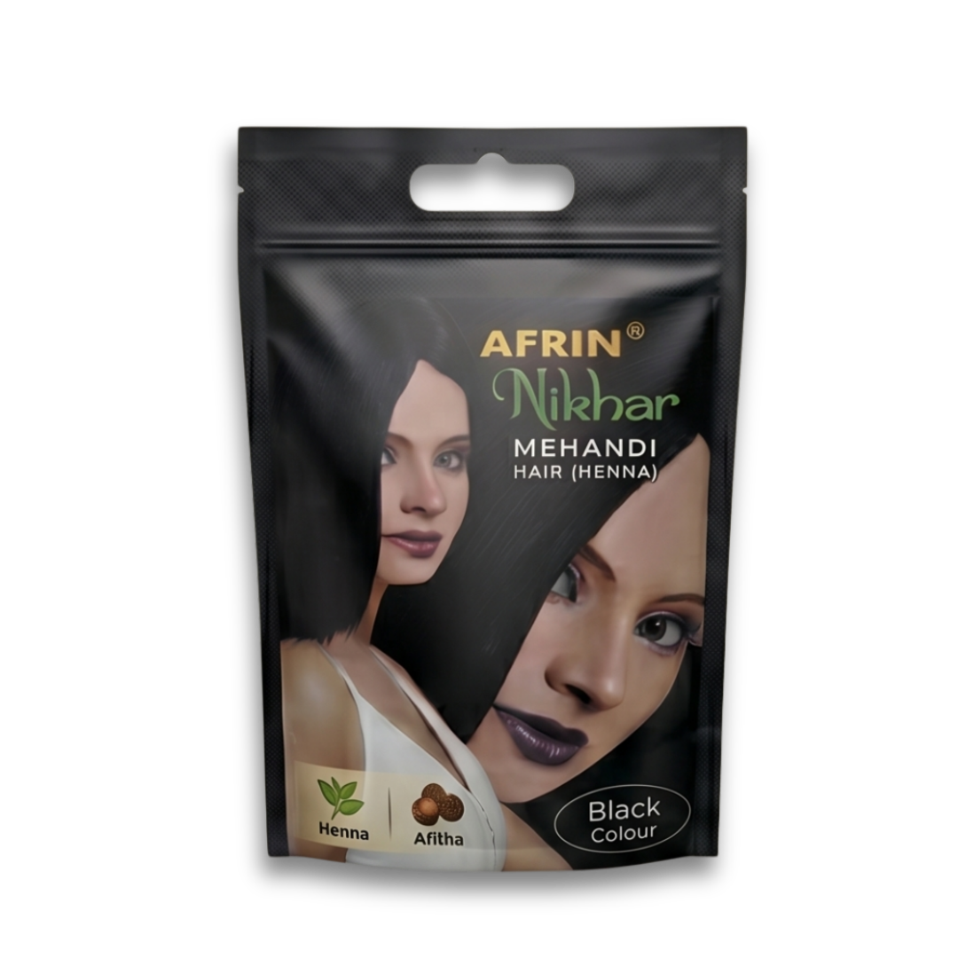 Afrin Nikhar Hair Mehendi