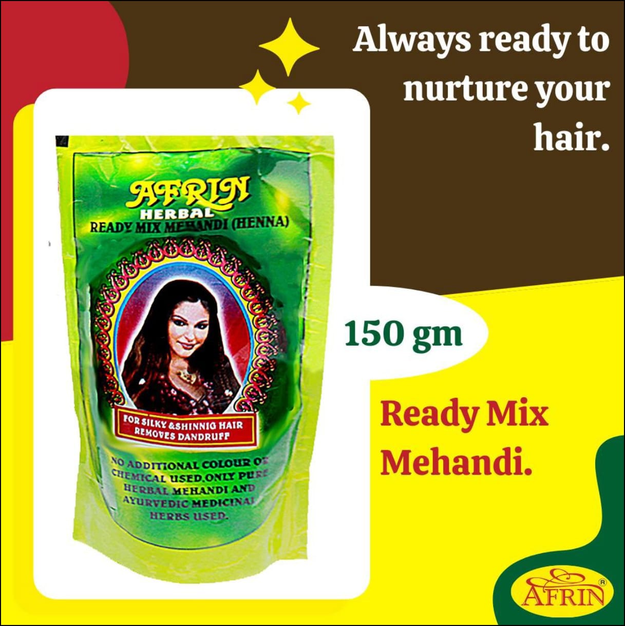Afrin Herbal Ready Mix Mehandi