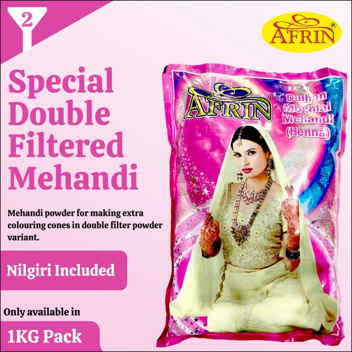 Afrin Double FIlter Dulhan Mehandi