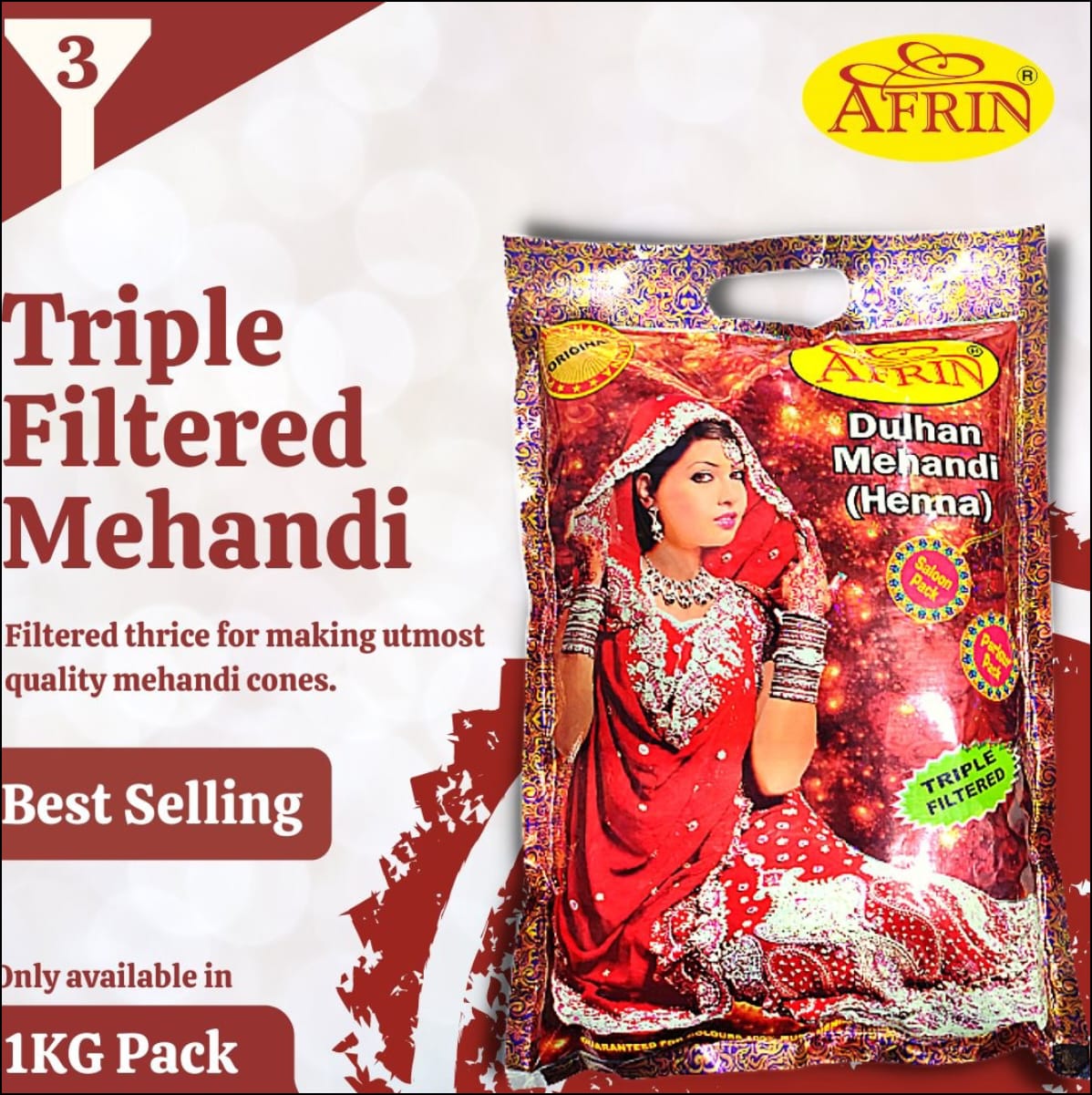 Afrin Dulhan Triple Filtered Mehandi