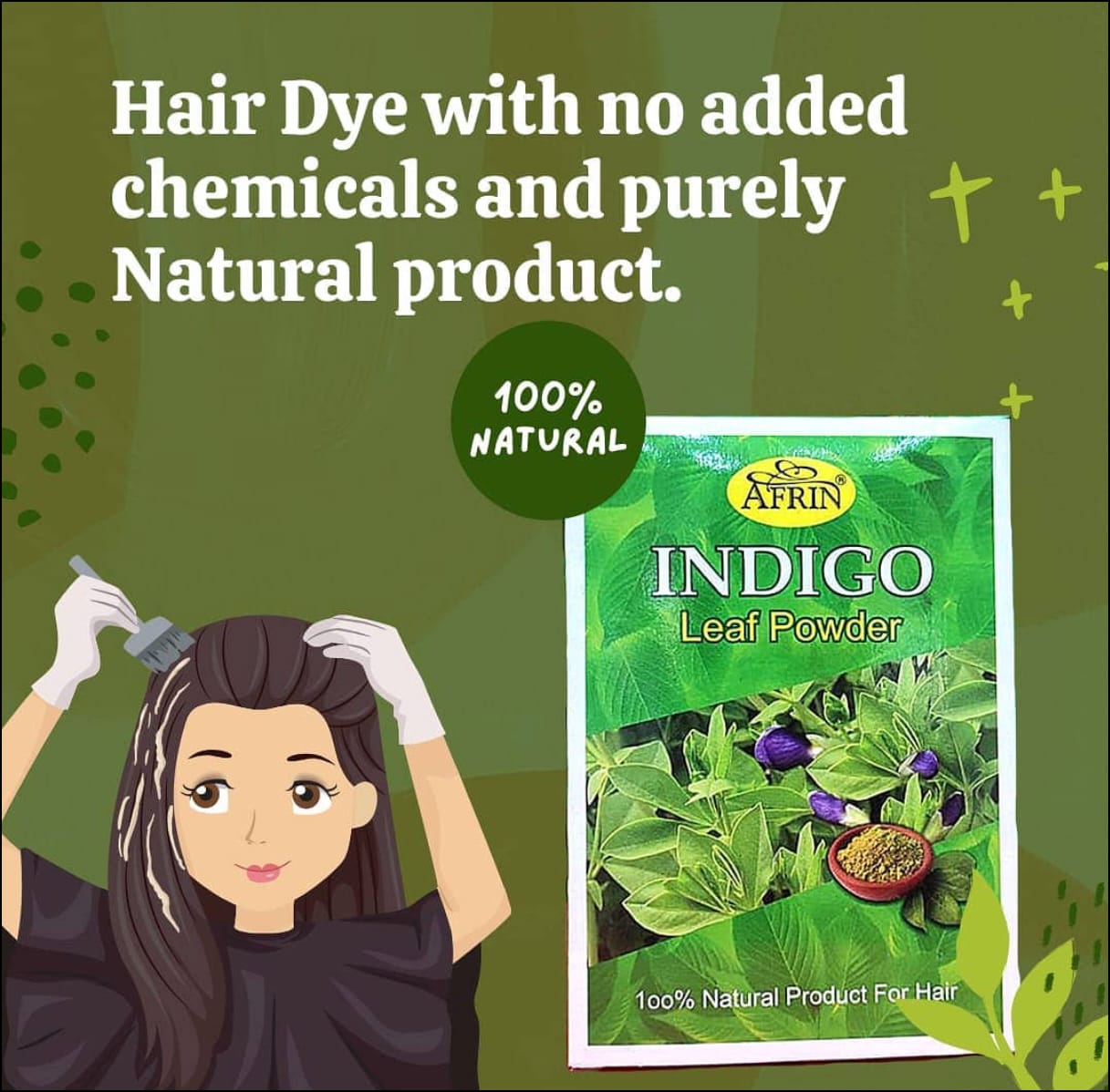 Afrin Indigo Leaf Powder